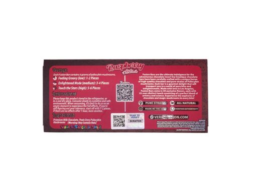 Raspberry Dark Chocolate Fusion Bar